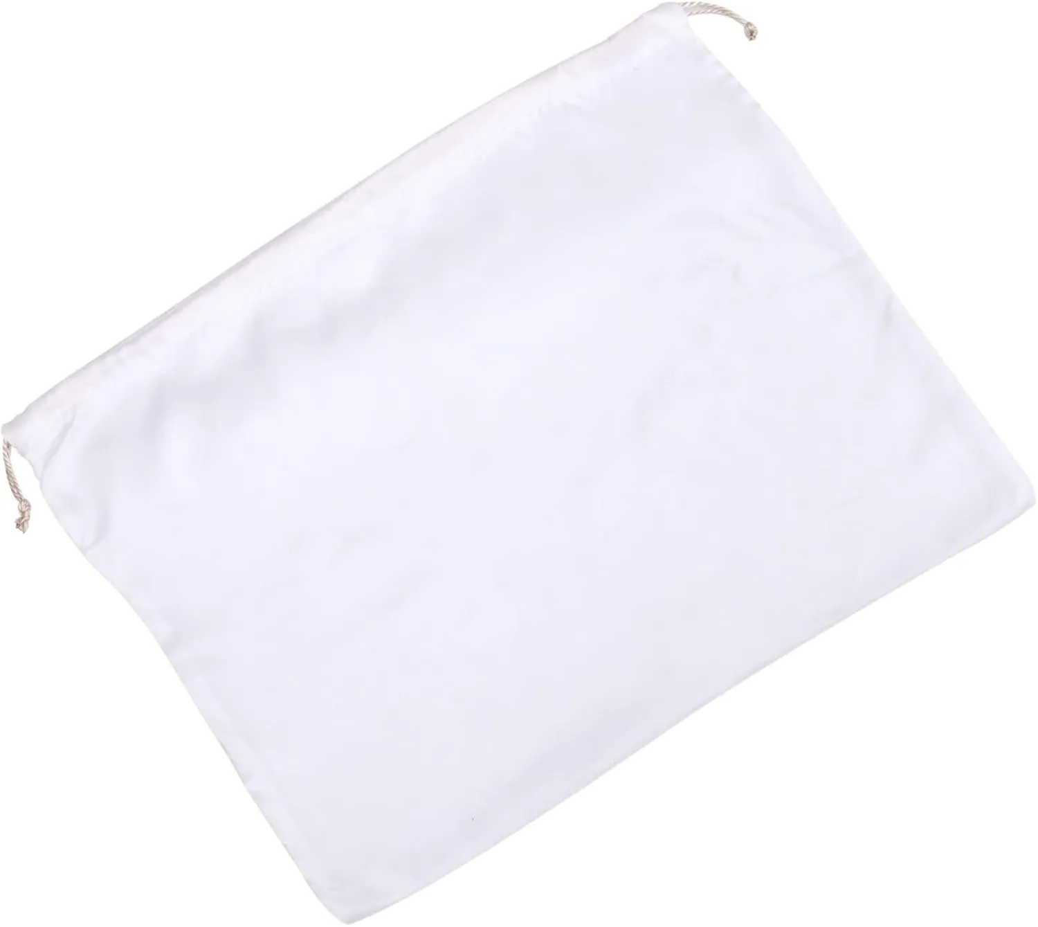 2pcs Drawstring Storage Bag Large Capacity Household Bag Nylon Drawstring Black Silk Fabric Towel Dustproof Reusable Easy to Store