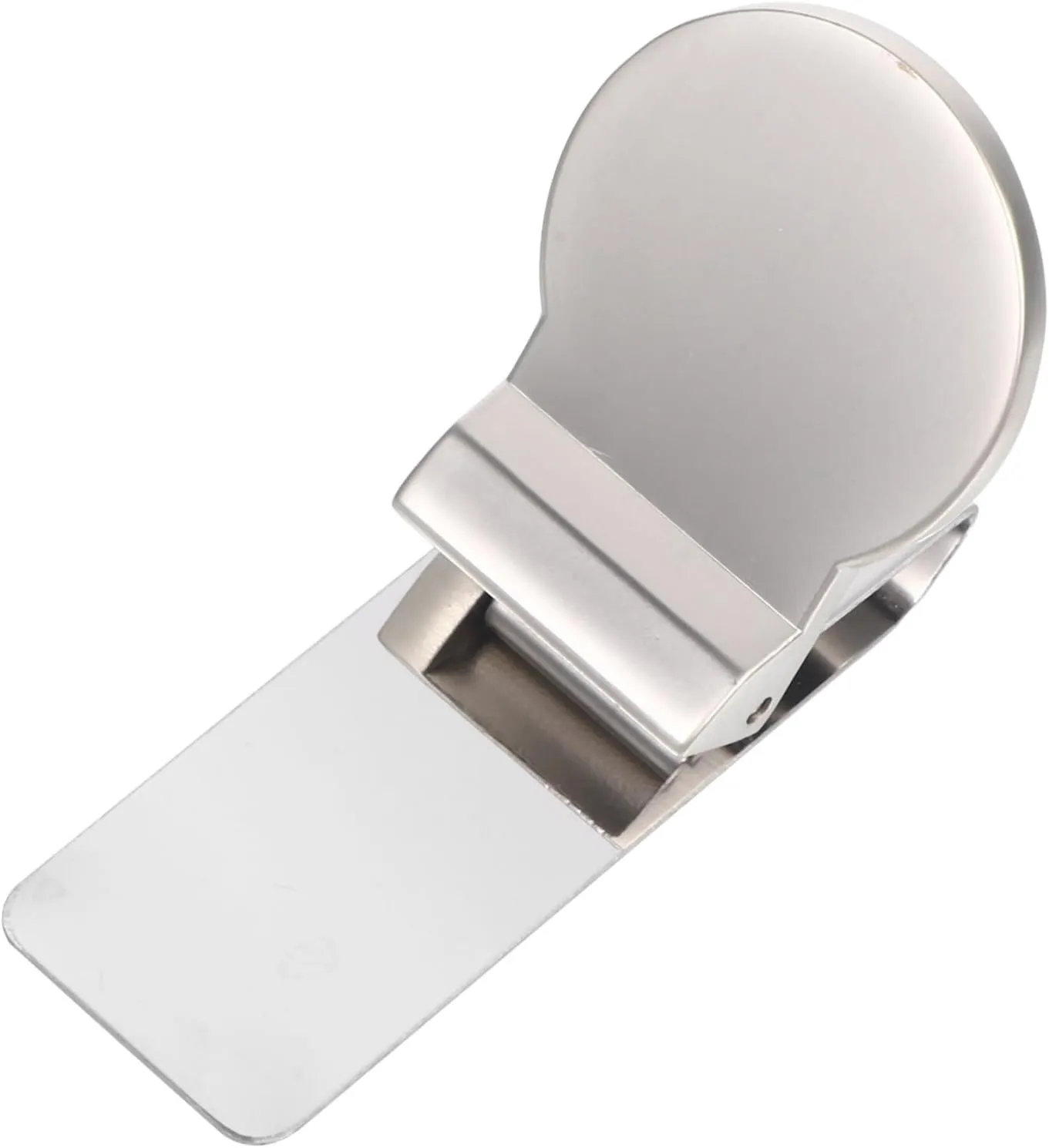 2pcs Stainless Steel Money Clip Wallet Money Clip Cash Clip Front Pocket Clip Stationery Safety Clip Spring Hook Clip Office Supplies Coloured Paper Bag Clips File Clip Silver