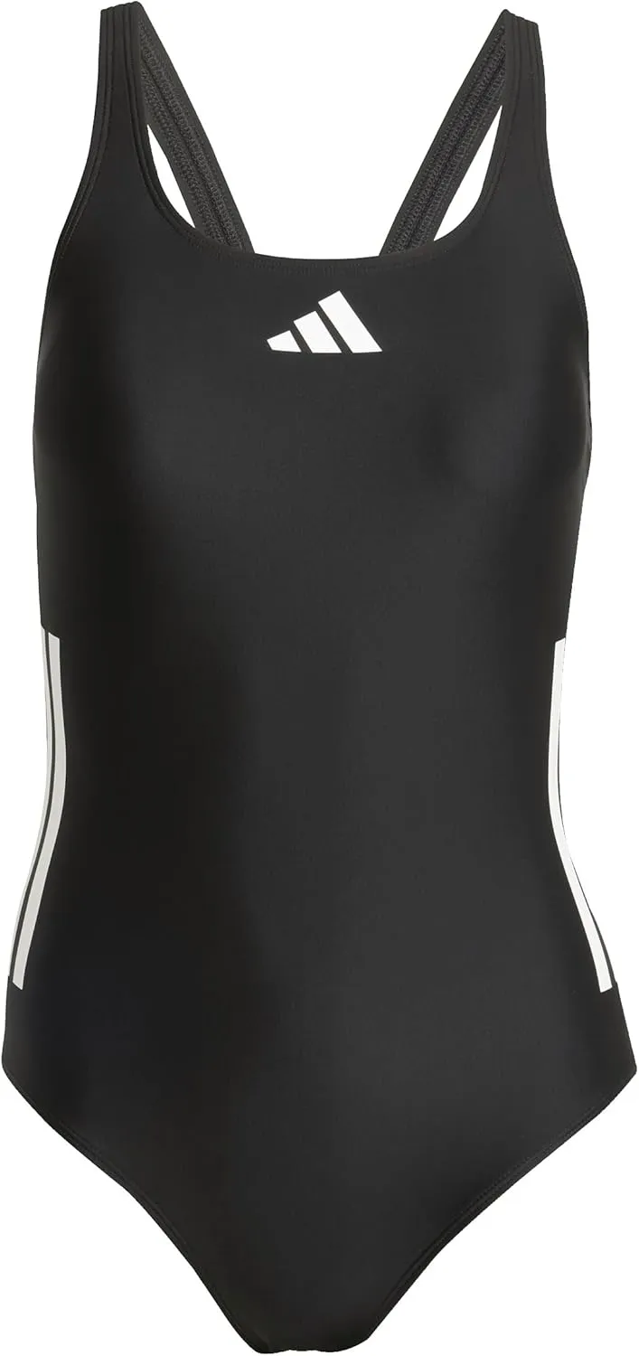 adidas Women's 3-Stripes C-Back Swimsuit
