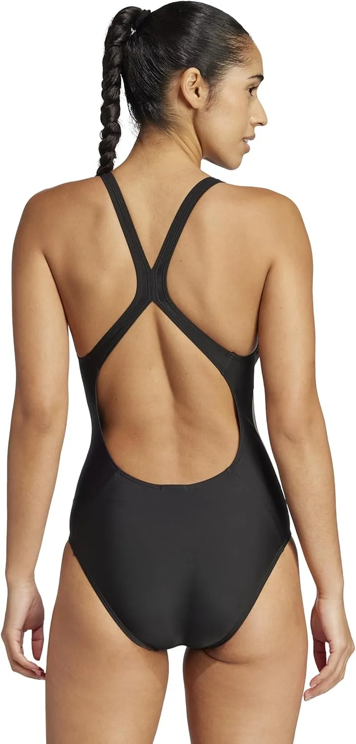 adidas Women's 3-Stripes C-Back Swimsuit