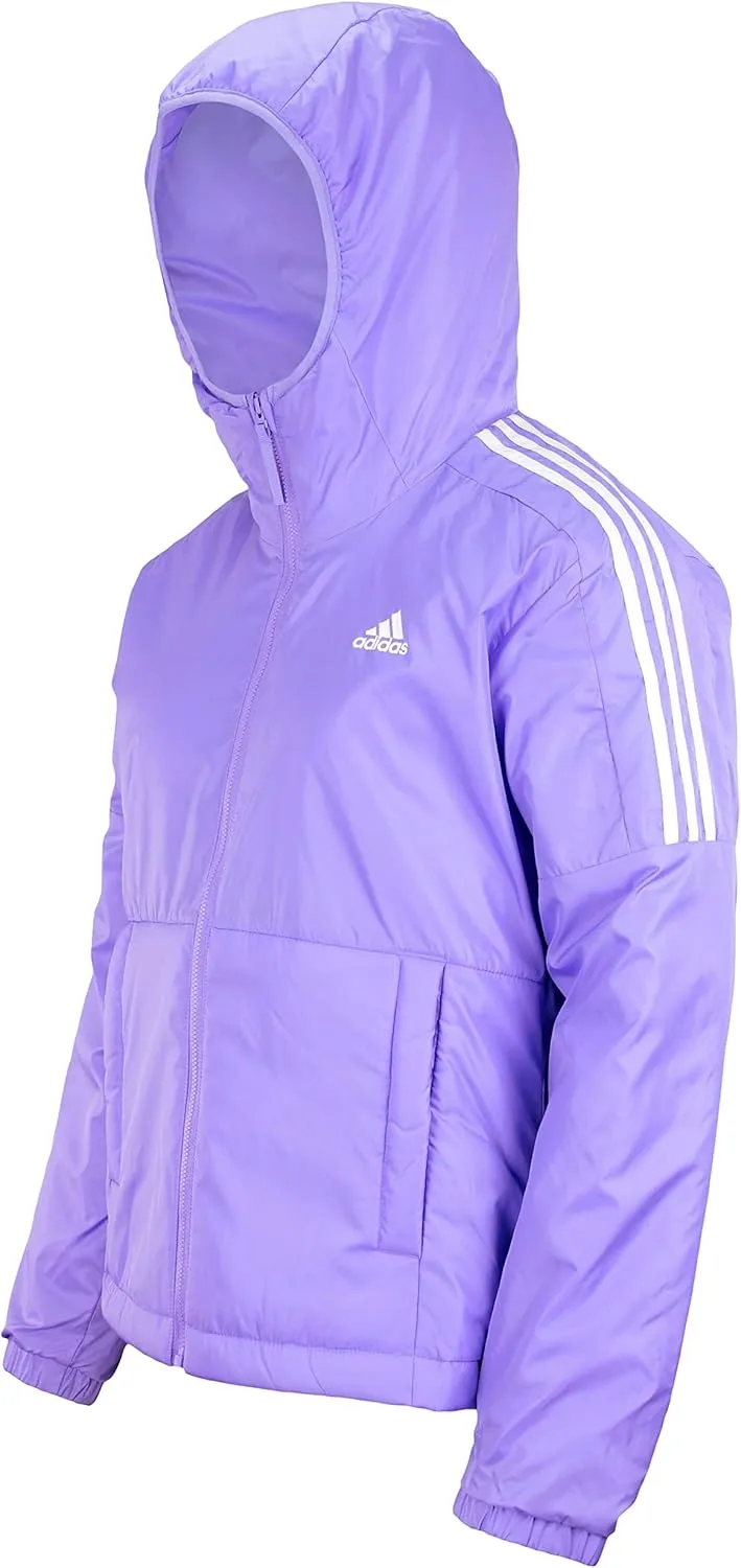 adidas Women's Essential Hooded Midweight Full Zip Jacket, Color Options