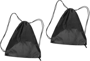 Alipis 2pcs Drawstring Storage Bag Lightweight Backpack for Travel Swimming Beach Gym Versatile Storage for Motorcycle Gear Shoes Clothes