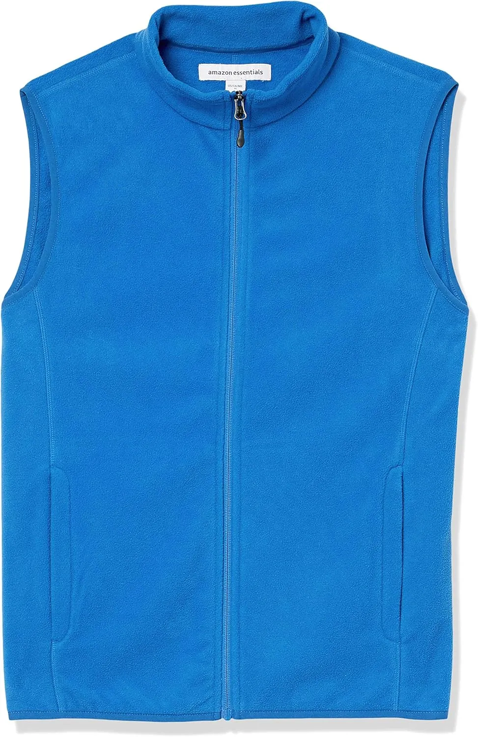 Amazon Essentials Men's Full-Zip Polar Fleece Vest (Available in Big & Tall)
