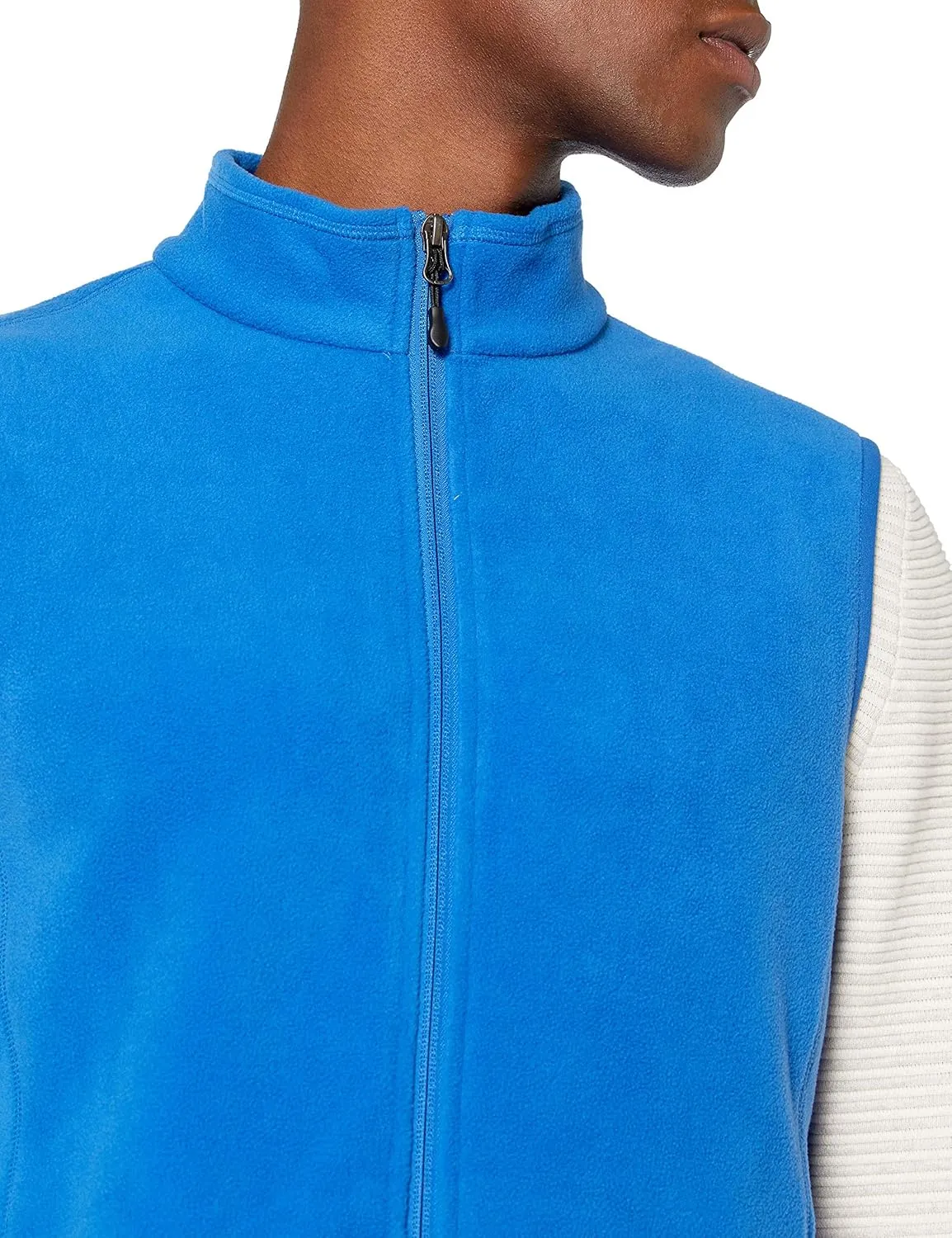Amazon Essentials Men's Full-Zip Polar Fleece Vest (Available in Big & Tall)