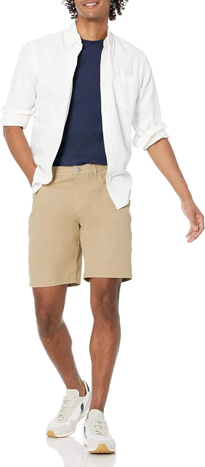 Amazon Essentials Men's Slim-Fit 9" Inseam Stretch 5-Pocket Short