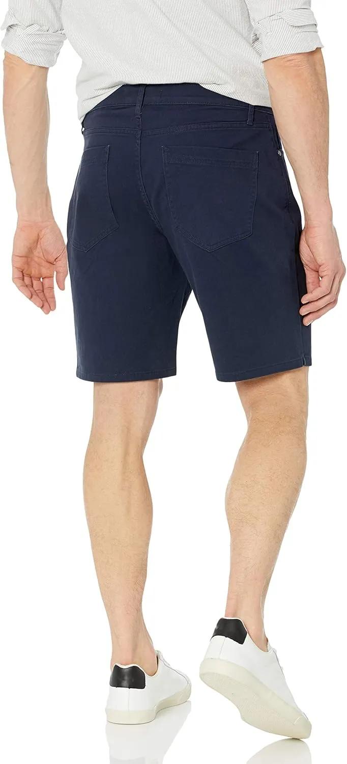 Amazon Essentials Men's Straight-fit 9" Inseam Stretch 5-Pocket Short