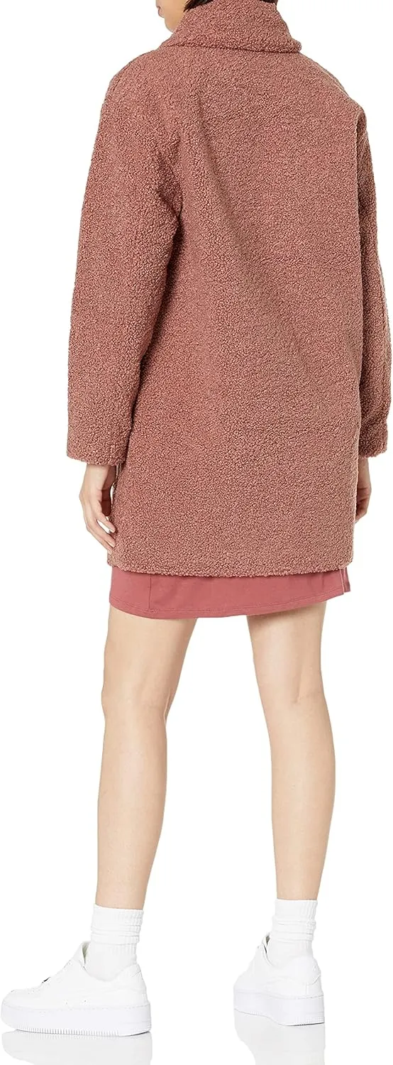 Amazon Essentials Women's Teddy Bear Fleece Oversized-Fit Lapel Jacket (Previously Daily Ritual)