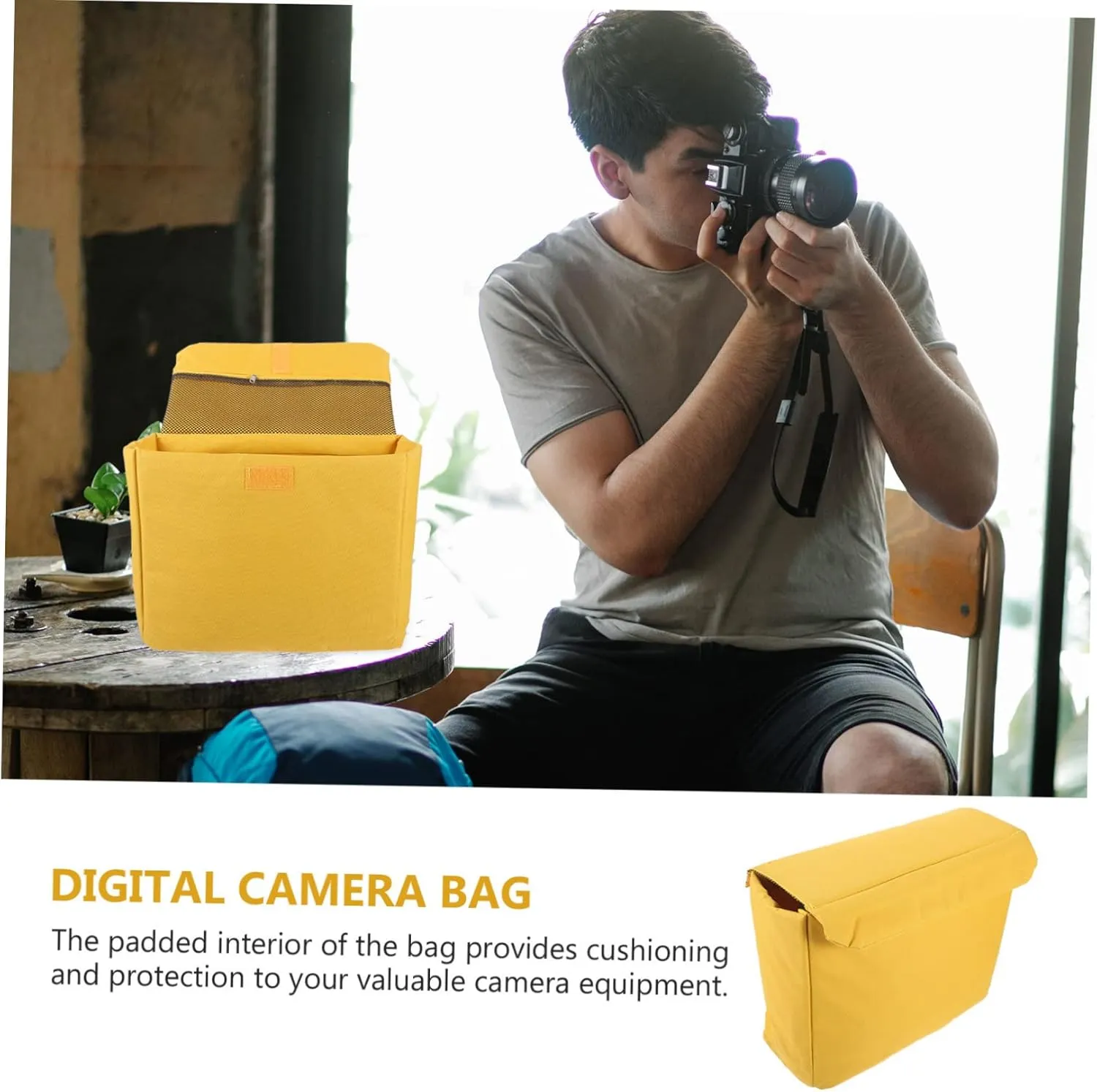 Backpack Camera Bag Inserts Padded DSLR Camera Case Inserts Lightweight
