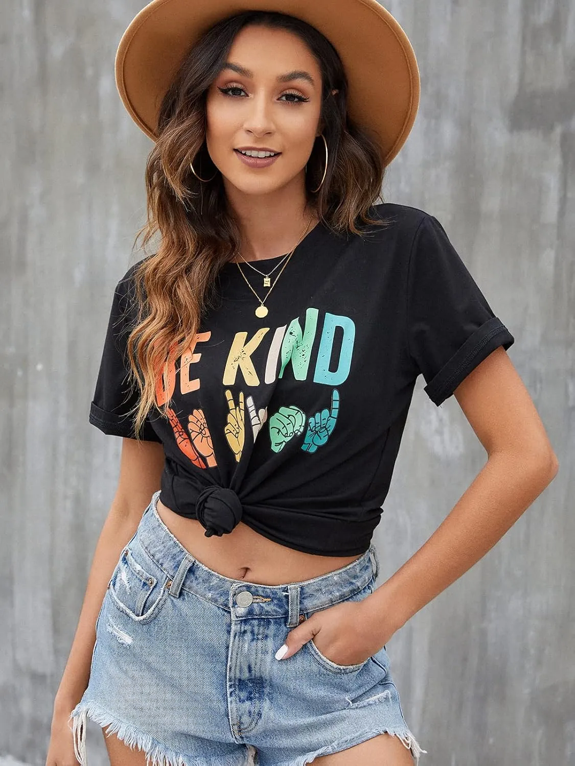 Blooming Jelly Womens Be Kind Shirt Short Sleeve Graphic Tees Loose Fit Tshirts Cute Casual Summer Tops Funny Teacher Outfits