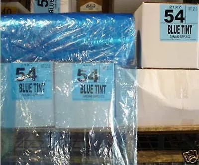Blue Tint Dry Clean Poly Bags Blue Garment Plastic Rolls Daytime Privacy Protection Ultra-Durable 54"X21" X7"