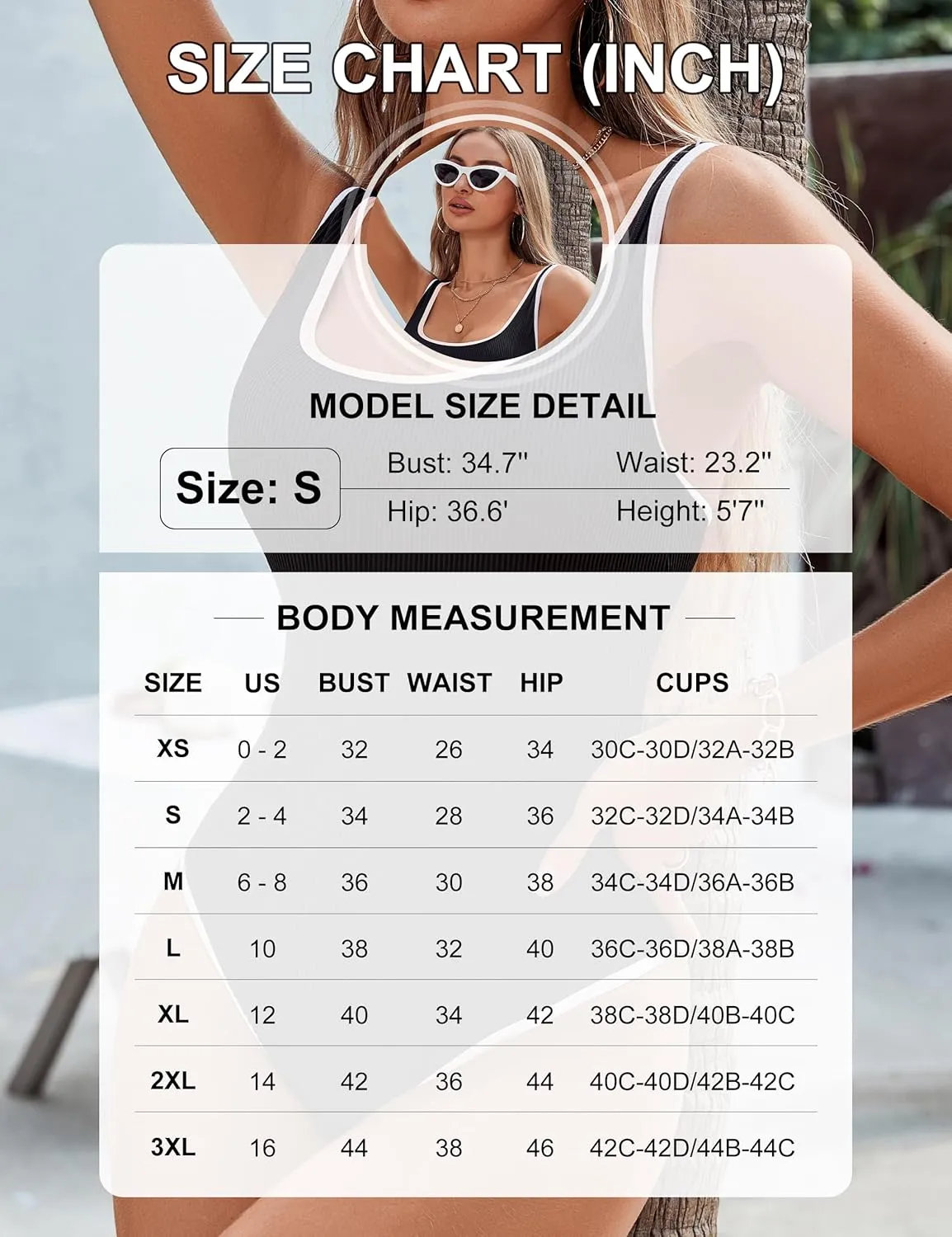 BMJL Womens One Piece Swimsuit Sporty Slimming Modest Bathing Suits Cute Color Block Ribbed High Cut Swim Suits