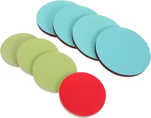 Bowling Ball Cleaning Pad 8pcs Sponge Sanding Pad Versatile Bowling Accessories Scratch Removal