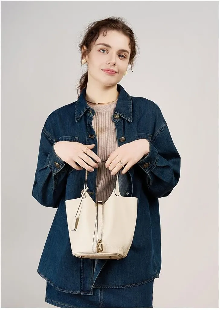 Bucket basket ladies bags handbags large capacity fashionable versatile high end purses