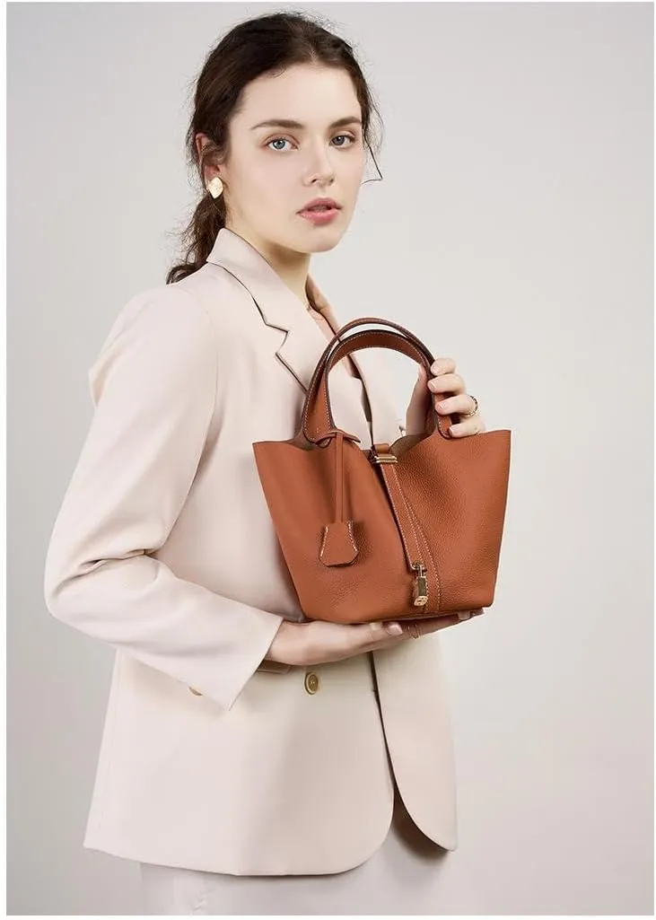 Bucket basket ladies bags handbags large capacity fashionable versatile high end purses