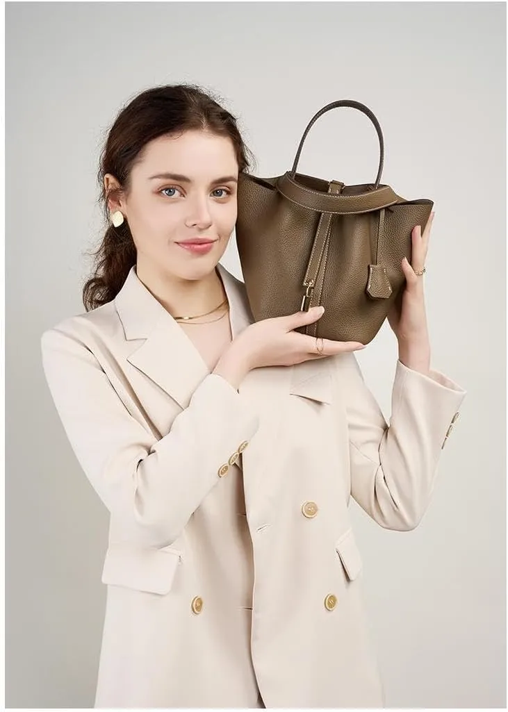 Bucket basket ladies bags handbags large capacity fashionable versatile high end purses