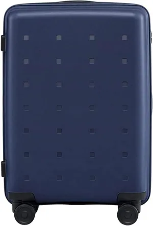 Cabin Luggage Hardside Rugged Travel Suitcase Luggage with 8 Spinner Wheels, Customs Code Lock Travel Bag
