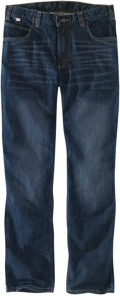 Carhartt Men's Flame Resistant Rugged Flex Straight Fit 5 Pocket Jean