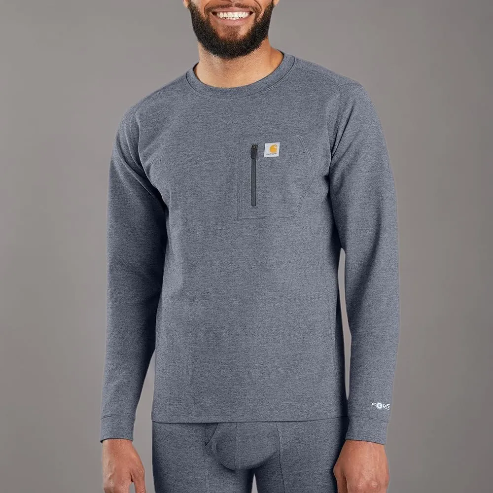 Carhartt Men's Force Heavyweight Thermal Base Layer Long Sleeve Pocket Shirt