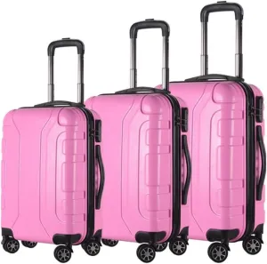 Carry-on Suitcase Luggage 3pcs Luggage Sets Wear-Resistance 20/24/28inch Lightweight Suitcase Spinner Wheels Carry-on Suitcases Carry On Luggages (Color : D, Size : 3pcs)
