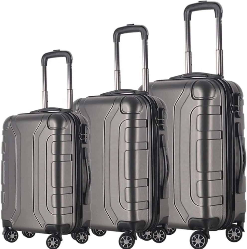 Carry-on Suitcase Luggage 3pcs Luggage Sets Wear-Resistance 20/24/28inch Lightweight Suitcase Spinner Wheels Carry-on Suitcases Carry On Luggages (Color : F, Size : 3pcs)