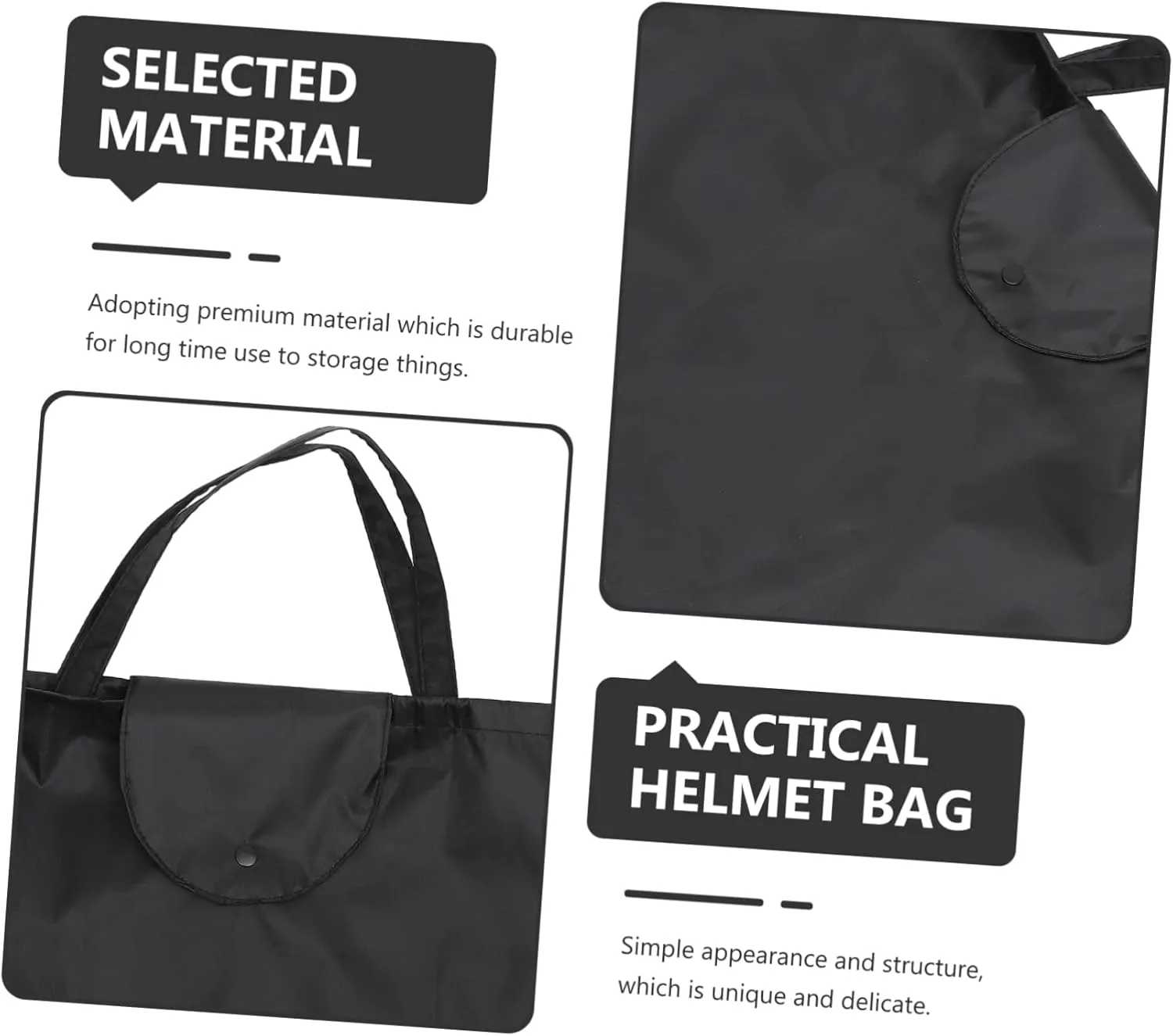 Ciieeo Lightweight Motorcycle Bag Practical Safety Container Multipurpose Sundries Storage Pouch for Gym Home School Outdoor Use