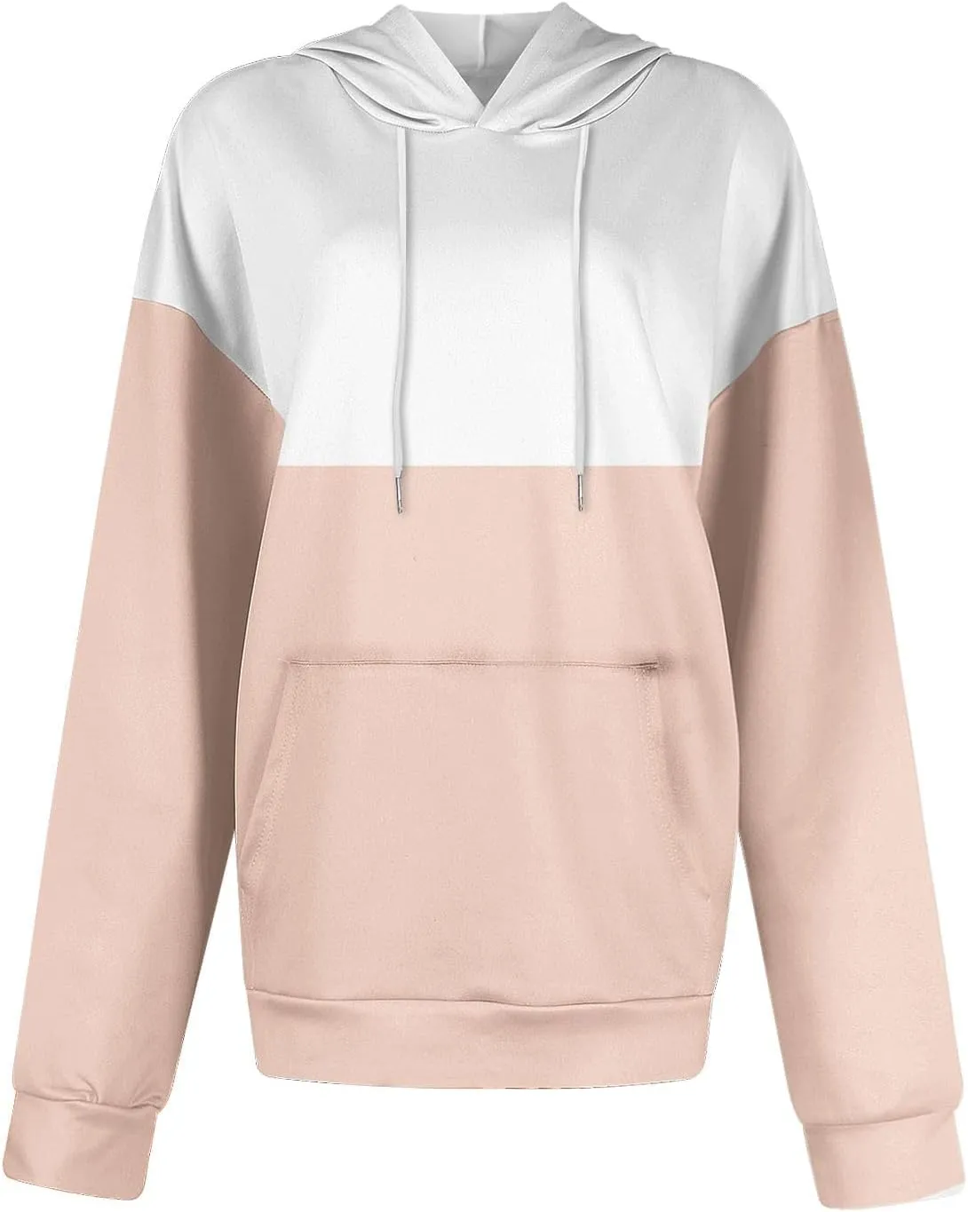 Color Block Hoodies For Women Trendy 2024 Teen Girls Fall Outfits Casual Long Sleeve Hooded Pullover Sweatshirts