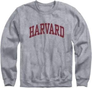 Crewneck Sweatshirt, Unisex, Essential Logo, Premium Grey Heavyweight Cotton Blend Fleece