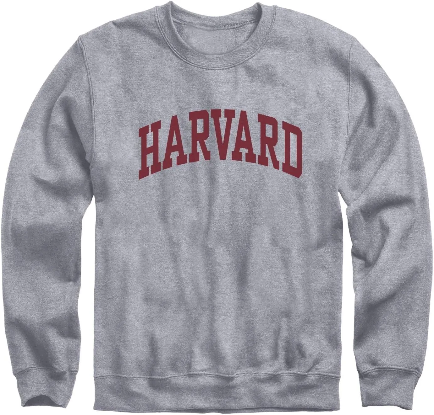 Crewneck Sweatshirt, Unisex, Essential Logo, Premium Grey Heavyweight Cotton Blend Fleece