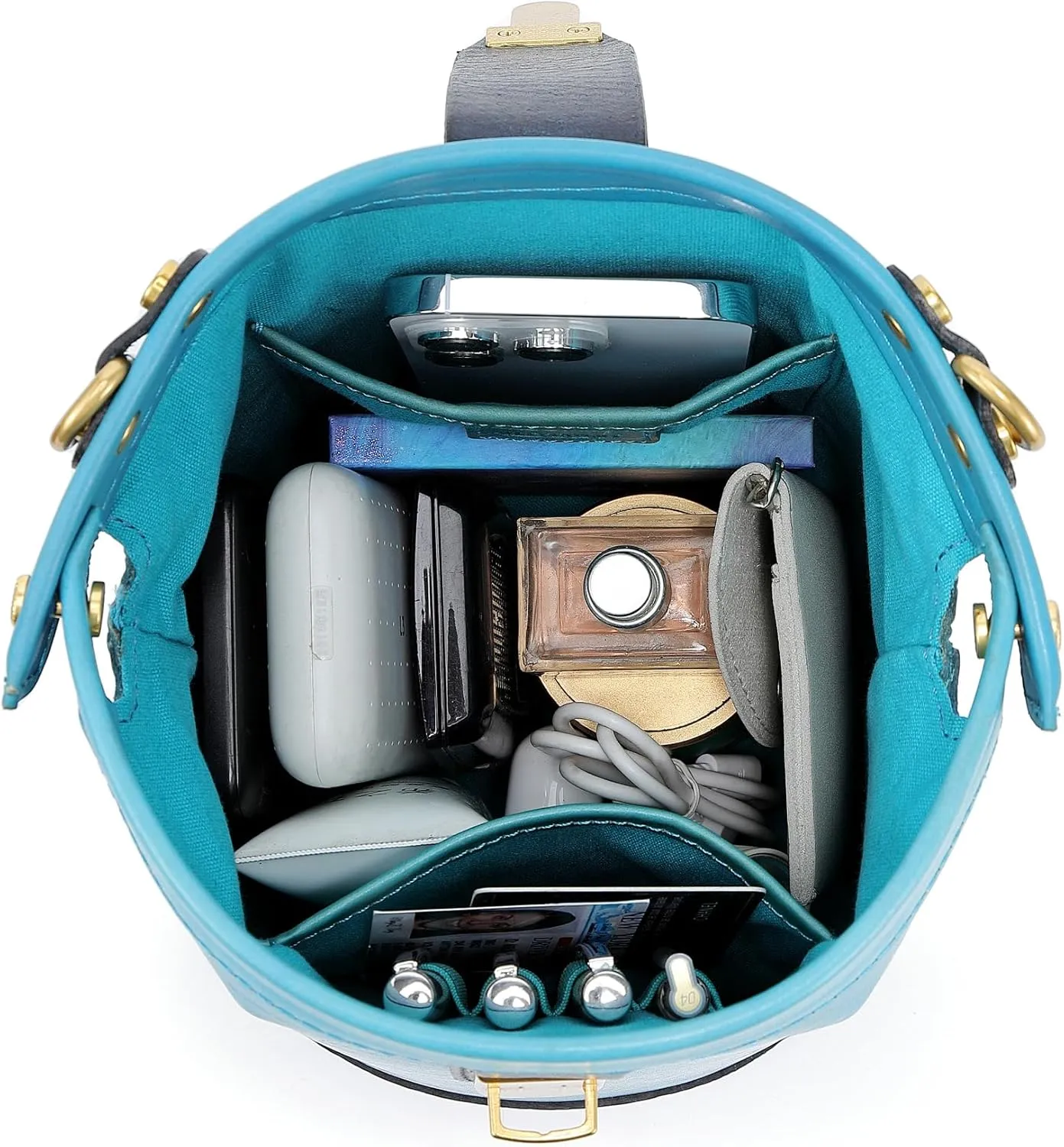 Doctor Bucket Crossbody Handbag | Luxurious and Versatile Bag for Women | Genuine Cowhide Leather