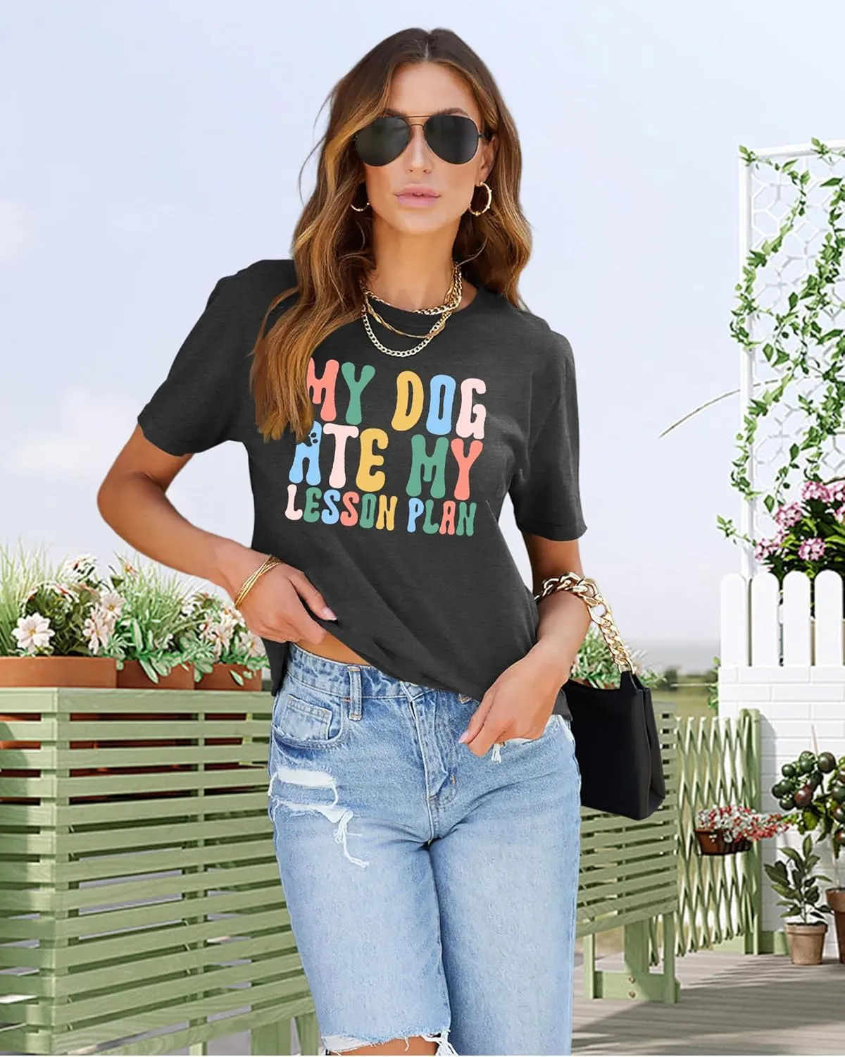 Dog Lover Shirts for Women - Cat Paw Graphic Tee Dog Mom Gifts Girls Heart Tops