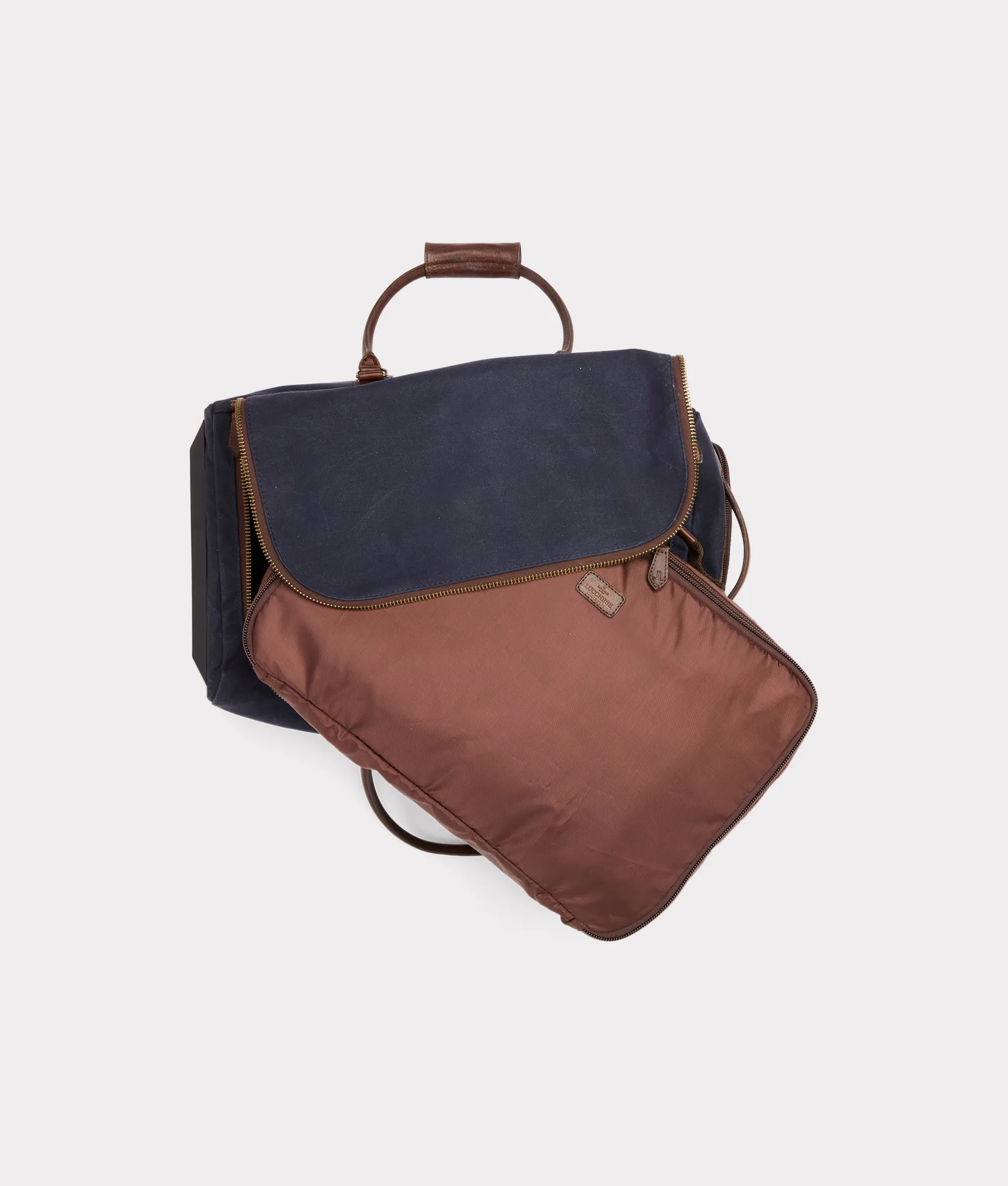 Everyday Waxed Canvas Rolling Duffle :: Navy