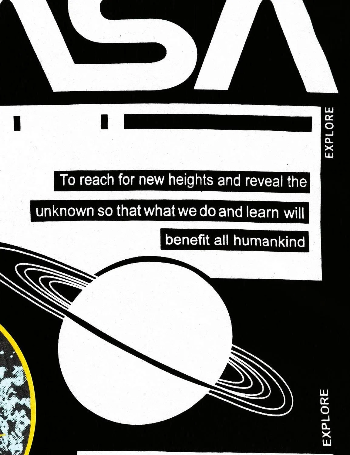 Ezcosplay Crew Neck Long Sleeve NASA T-Shirt Letter Printed Shirt Graphic Tee Tops for Women