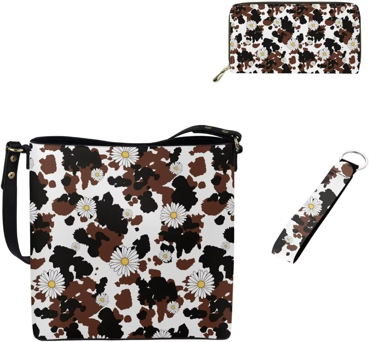 Fashion Versatile Purses for Women 3 Piece Set for Daliy Use