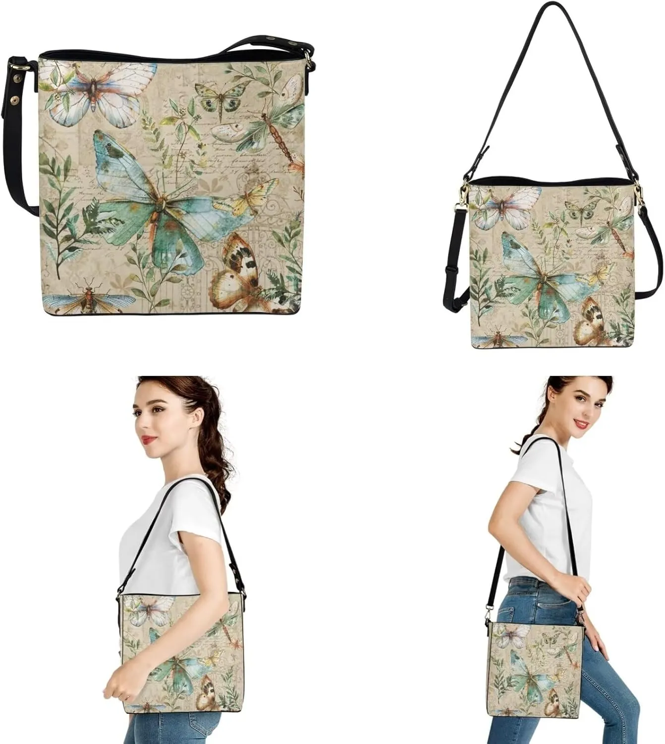 Fashion Versatile Purses for Women 3 Piece Set for Daliy Use