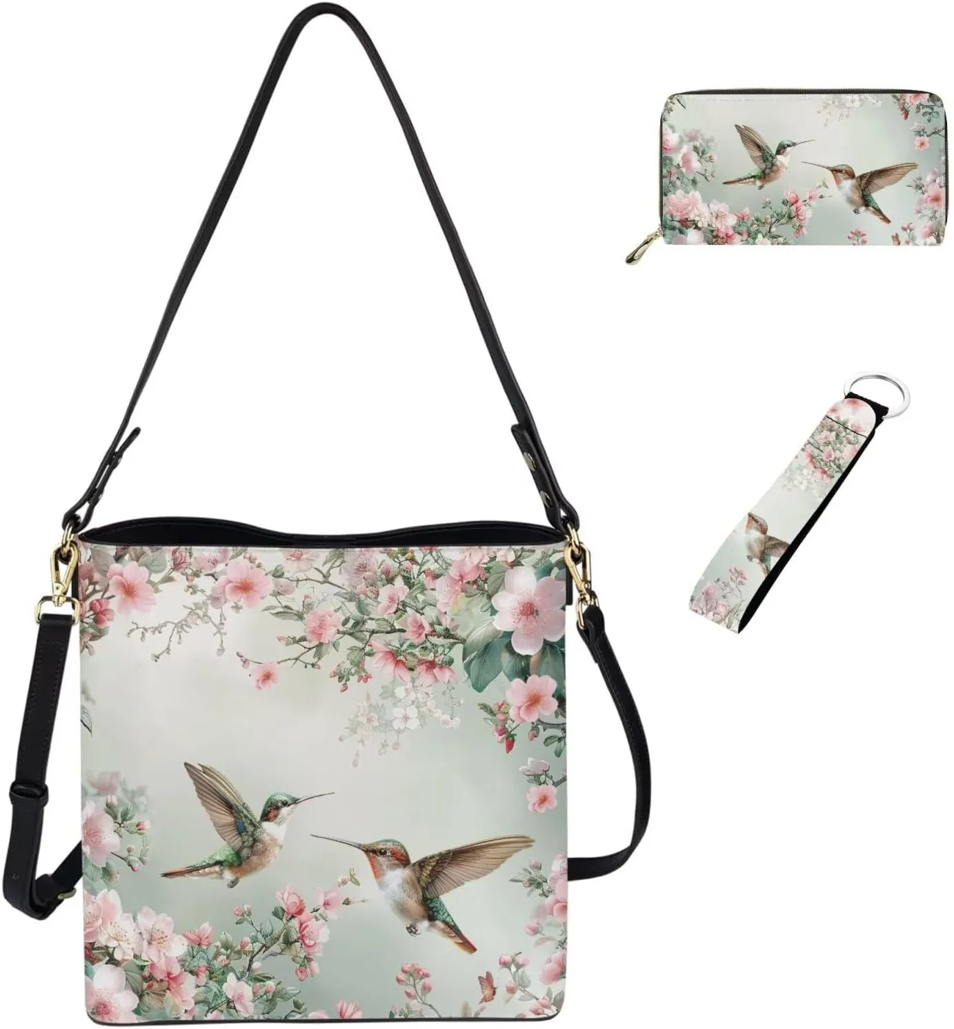 Fashion Versatile Purses for Women 3 Piece Set for Daliy Use