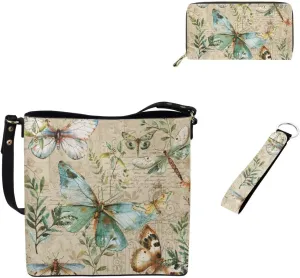 Fashion Versatile Purses for Women 3 Piece Set for Daliy Use