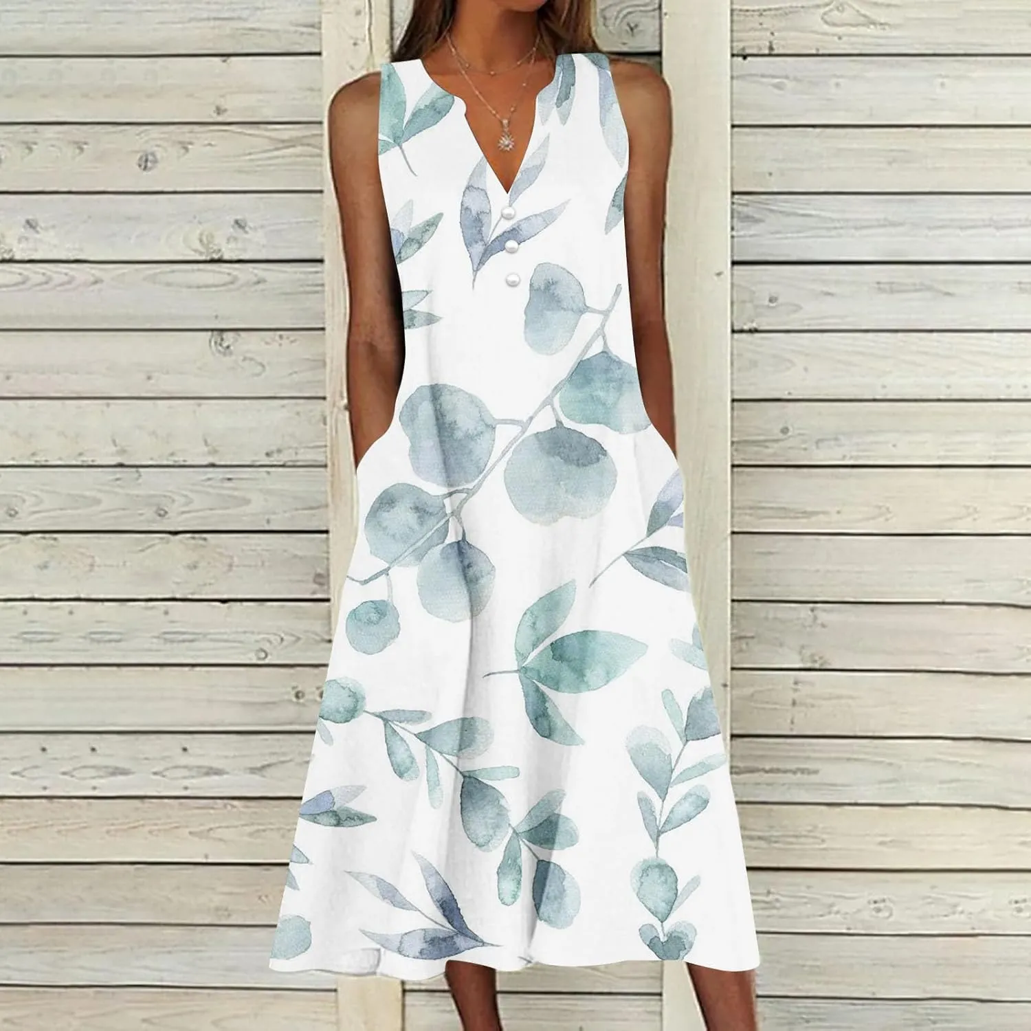 Finelylove Womens Summer Maxi Dresses 2025 Trendy Flowy A Line Beach Floral Plus Size Sundress Loose Fit Boho Long Dress