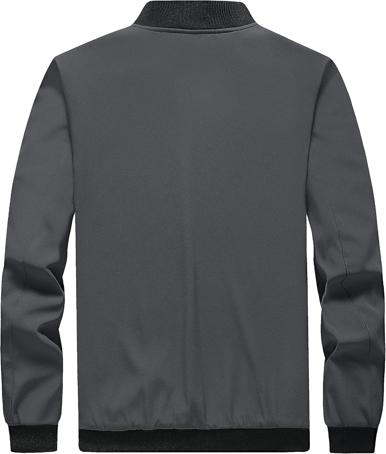 FoxQ Men's Bomber Jacket Lightweight, Slim Fit Sportswear Daily Casual Style with a Sporty Edge