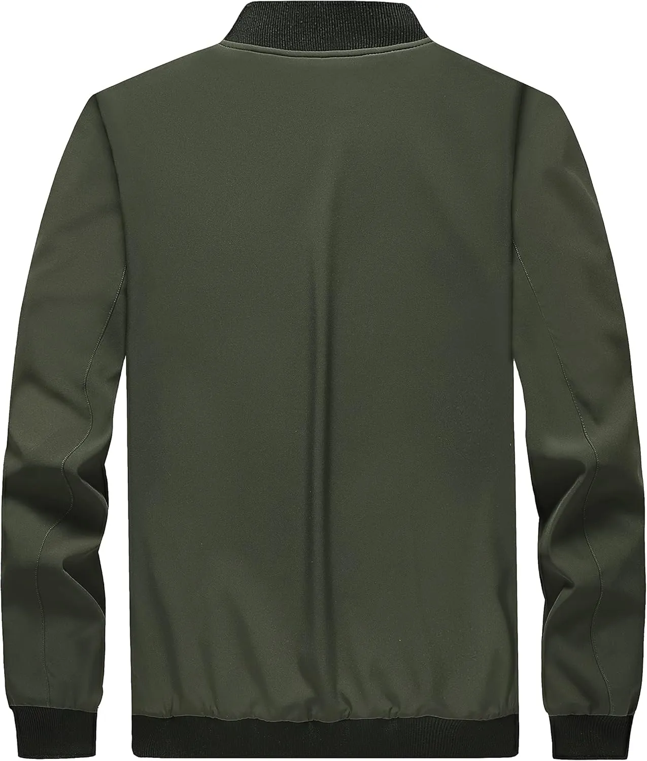 FoxQ Men's Bomber Jacket Lightweight, Slim Fit Sportswear Daily Casual Style with a Sporty Edge