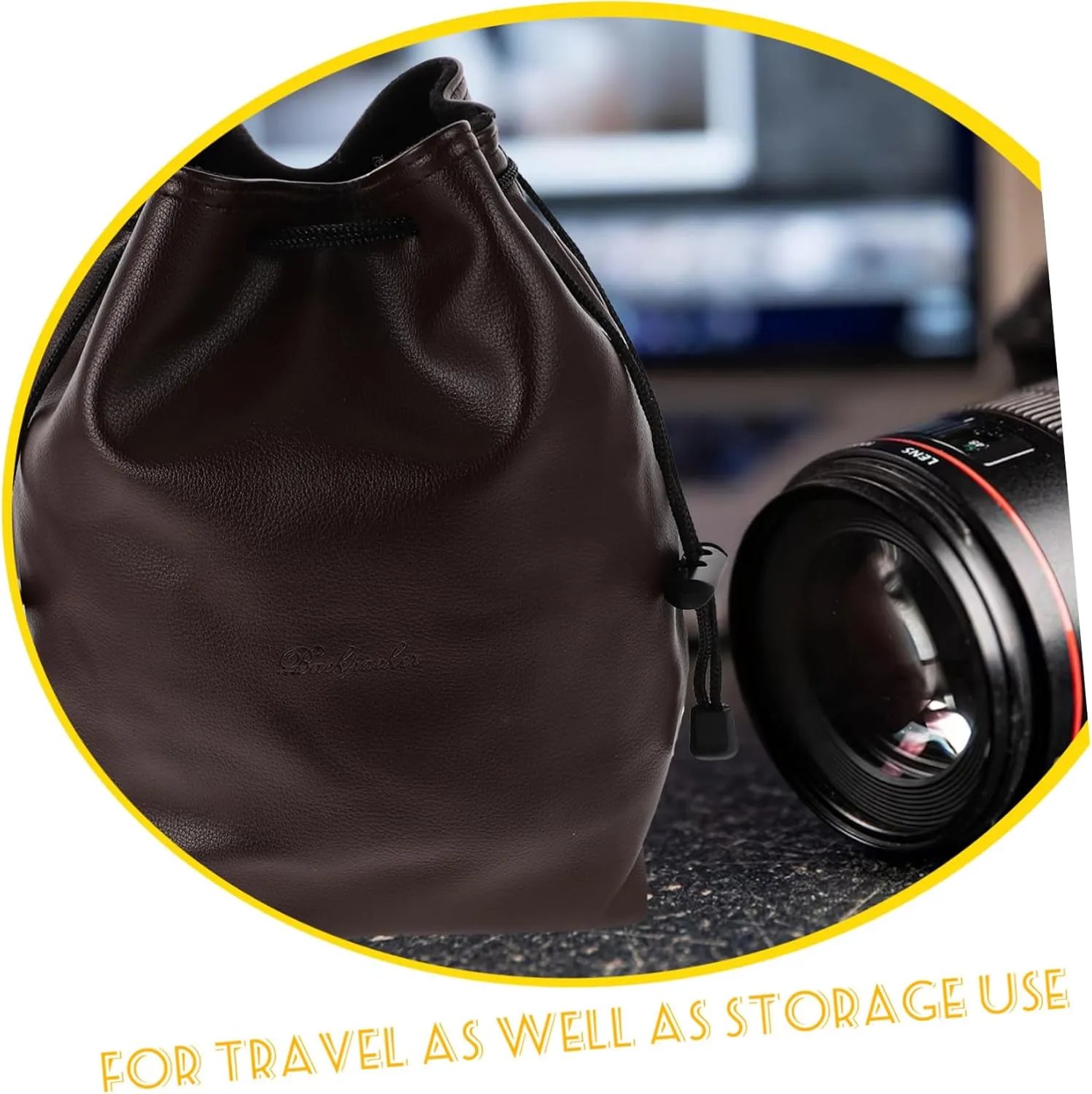 Gadpiparty Camera Storage Bag Protective Case Liner Large Size for Dslr Waterproof Camera Bag for Travel Storage