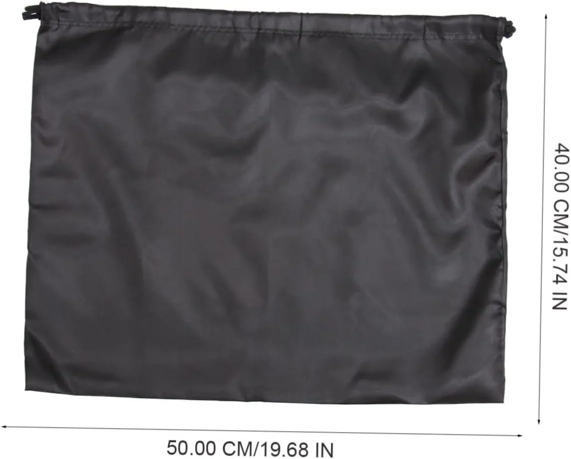 GALPADA 2sets Space-saving Storage Bag Mesh Drawstring Elegant Finishing Bag for Household 2pcs*2