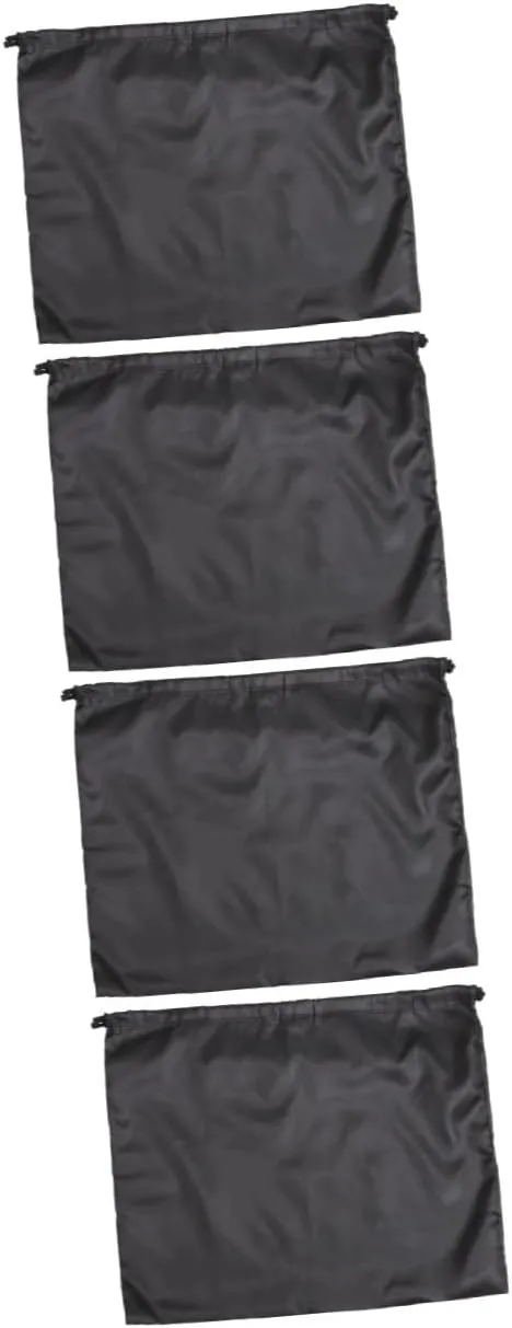 GALPADA 2sets Space-saving Storage Bag Mesh Drawstring Elegant Finishing Bag for Household 2pcs*2