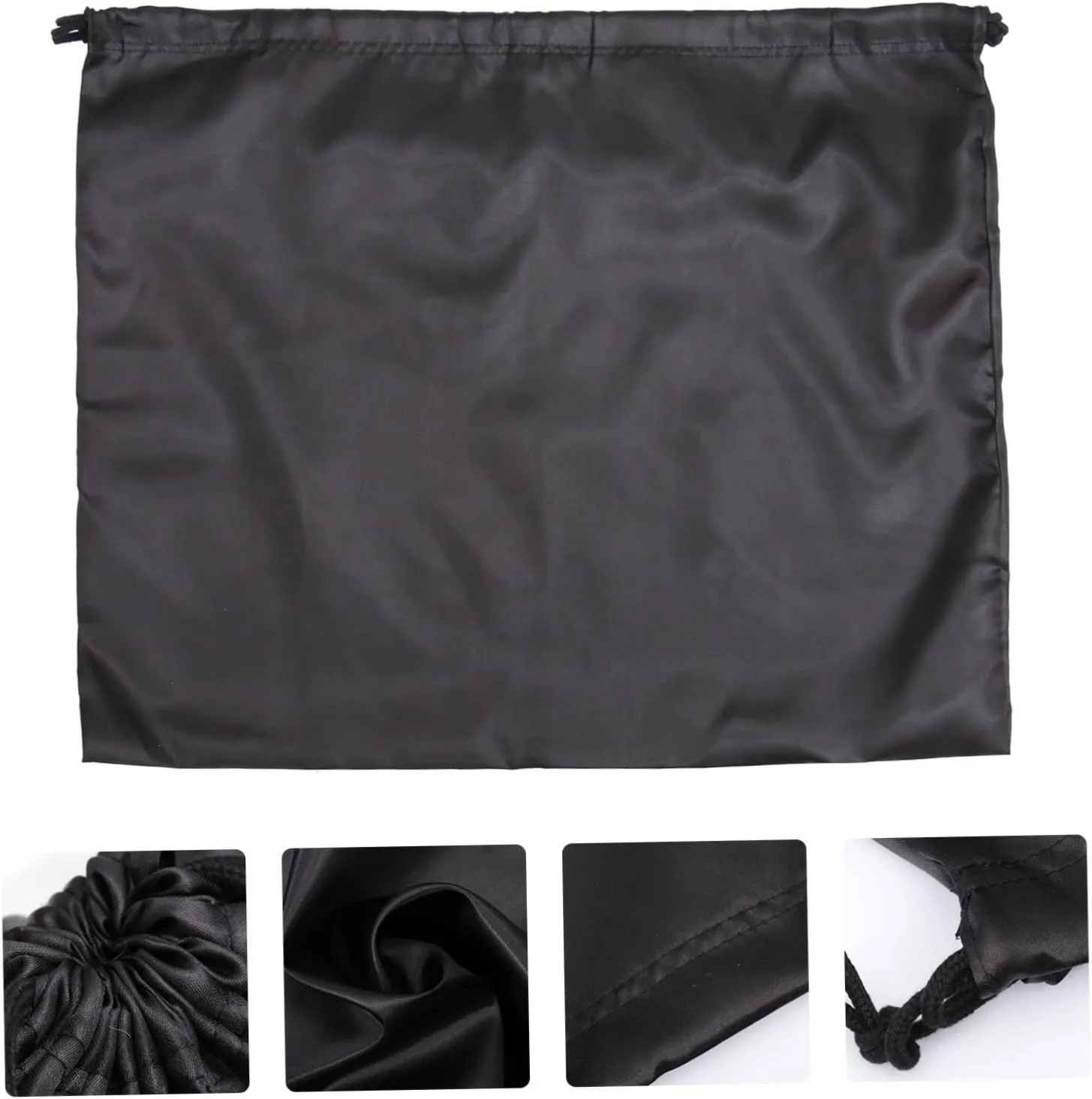 GALPADA 2sets Space-saving Storage Bag Mesh Drawstring Elegant Finishing Bag for Household 2pcs*2