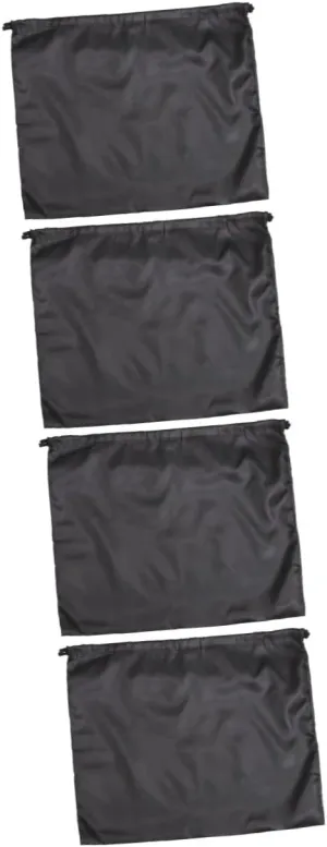 GALPADA 2sets Space-saving Storage Bag Mesh Drawstring Elegant Finishing Bag for Household 2pcs*2