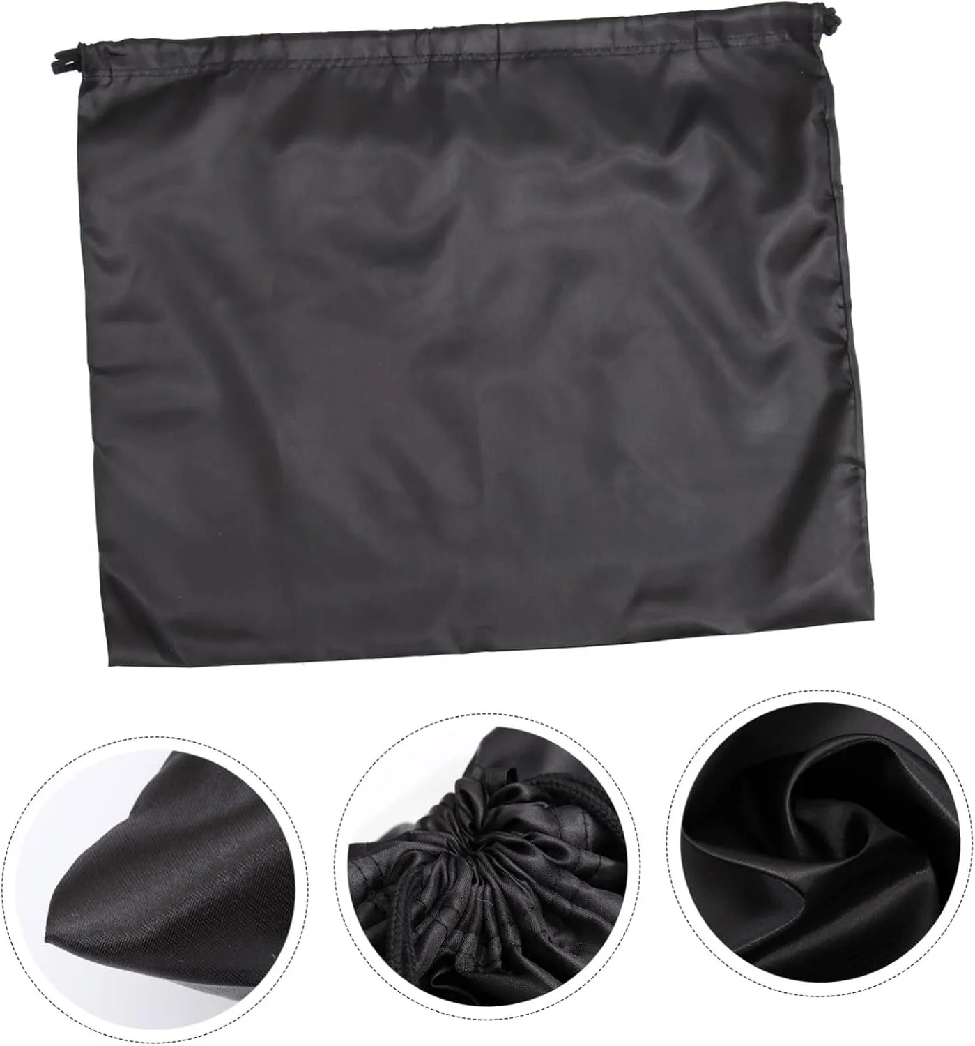 GALPADA 2sets Space-saving Storage Bag Mesh Drawstring Elegant Finishing Bag for Household 2pcs*2
