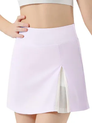 Girls Tennis Skirt High Waisted Athletic Skorts with Pockets Shorts A-line Golf Skirt Sports Gym Running Workout School