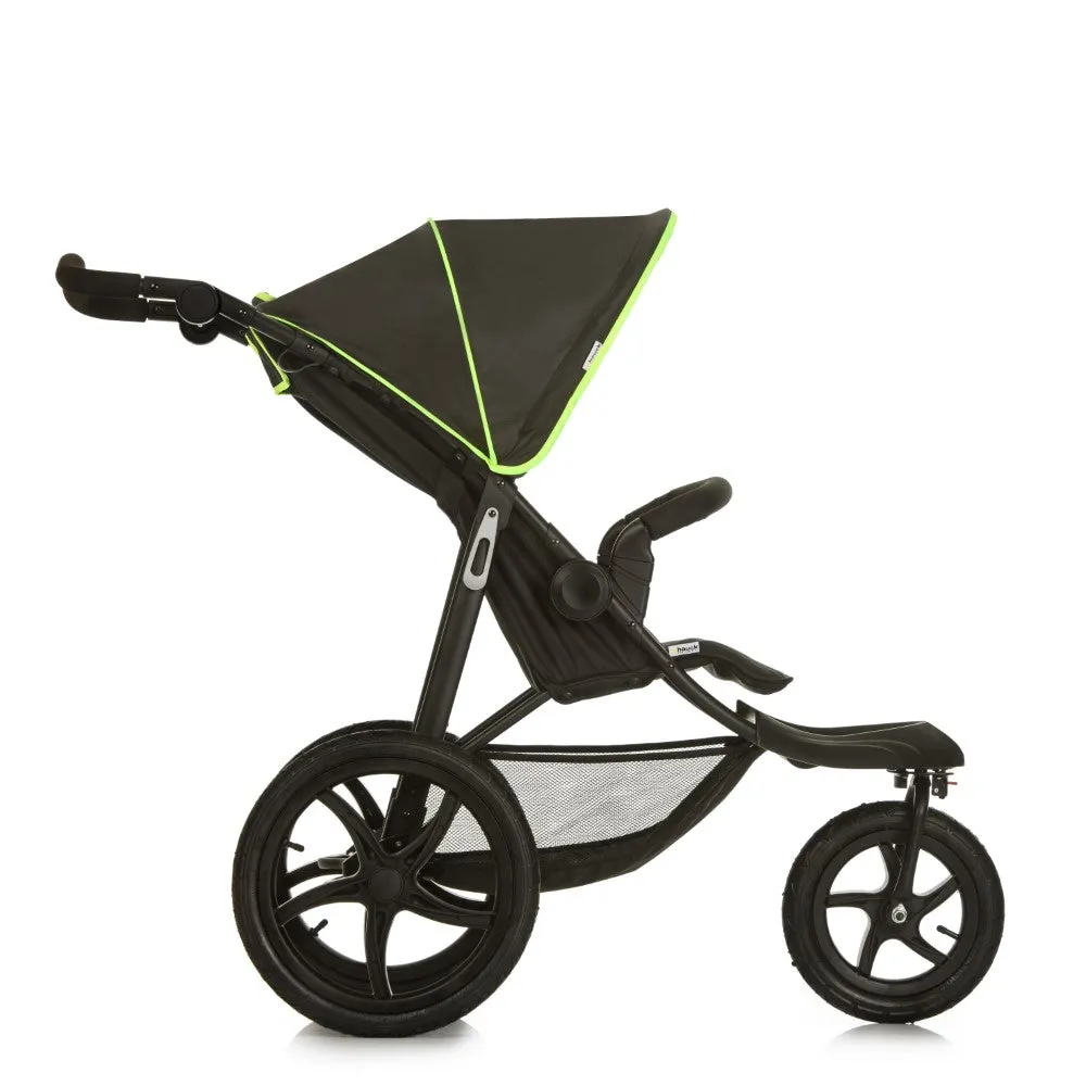 Hauck Runner Stroller (Black/Neon Yellow)