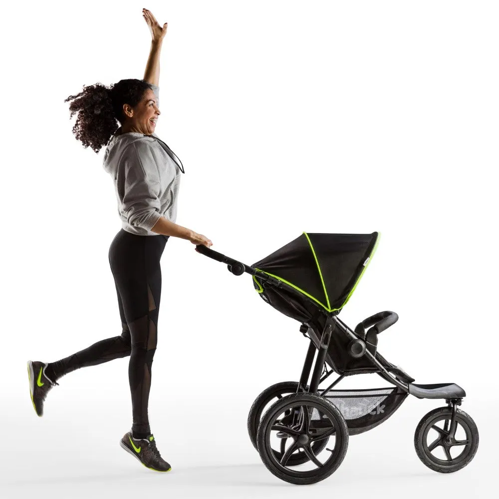 Hauck Runner Stroller (Black/Neon Yellow)