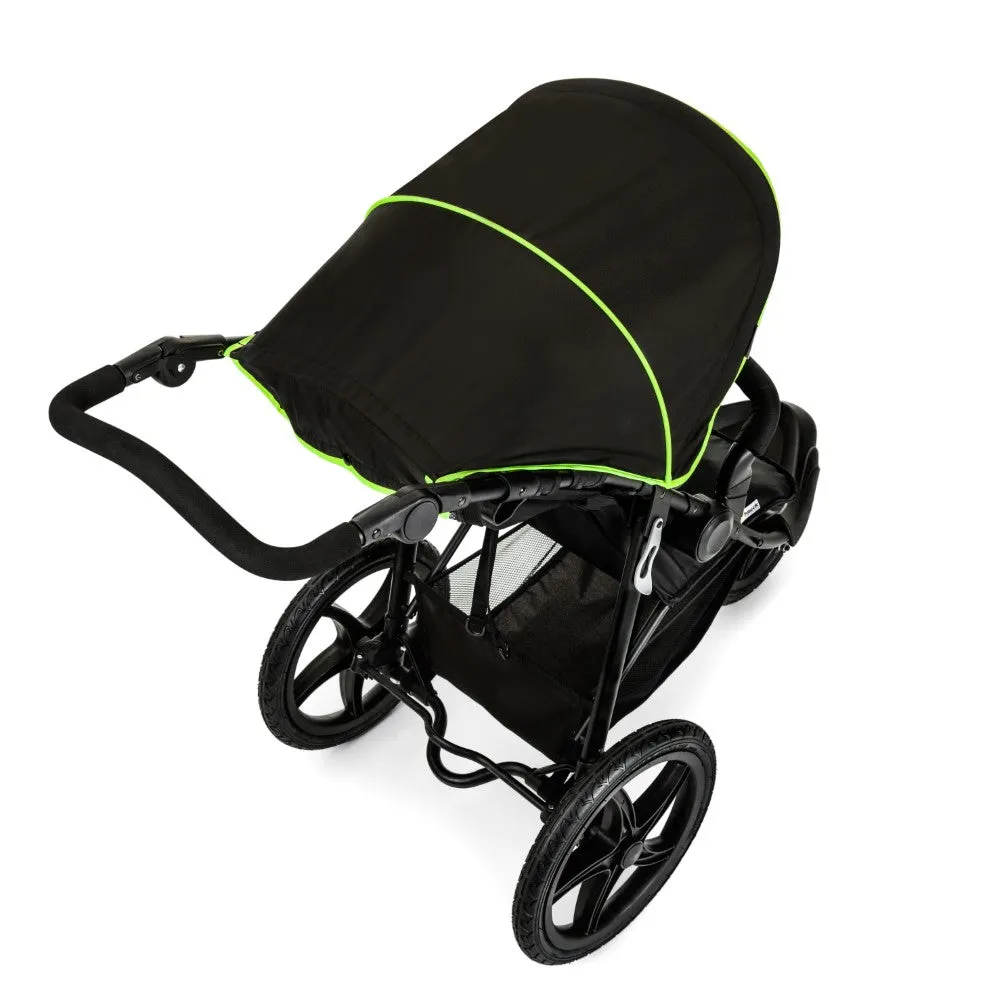 Hauck Runner Stroller (Black/Neon Yellow)