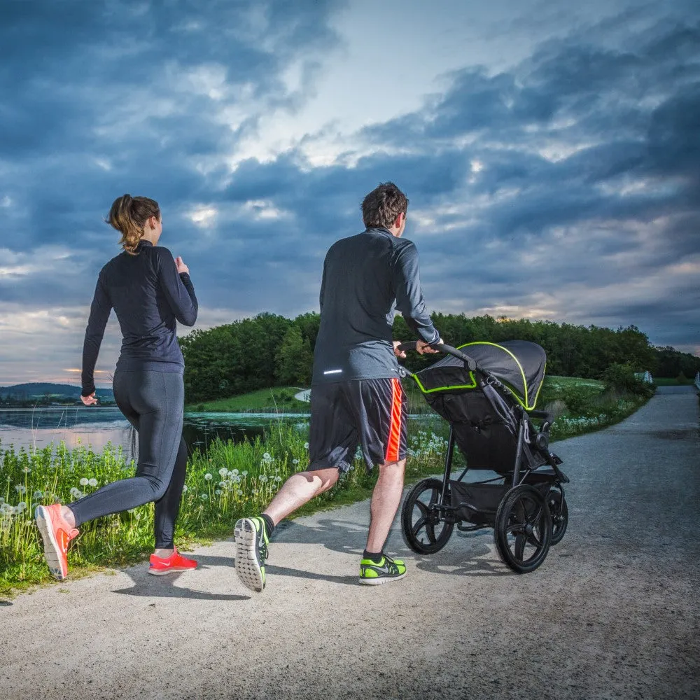 Hauck Runner Stroller (Black/Neon Yellow)